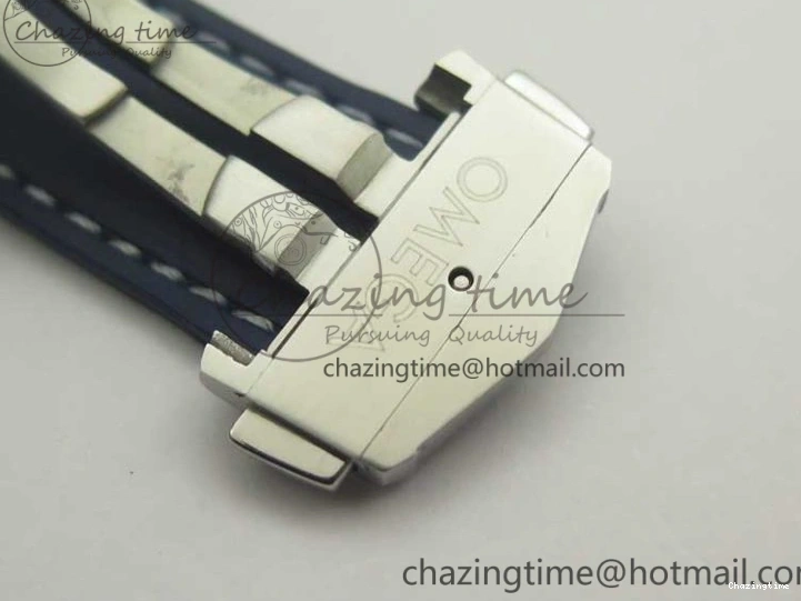 0501 Aqua Terra 150M Master Chronometers VSF 1:1 Best Edition Gray Dial Blue Hand on Blue Rubber Strap A8900 Super Clone HighQuality 8004